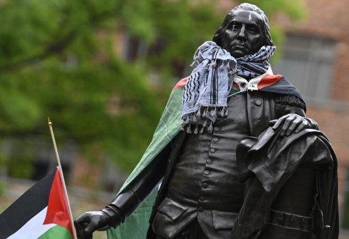 Amerika'nın dört bir yanındaki üniversitelerde Filistin'e destek gösterisi