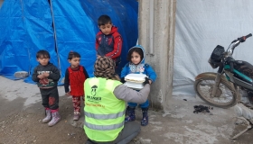 İdlib halkına gıda kömür ve battaniye yardımı - Gaziantep GAP